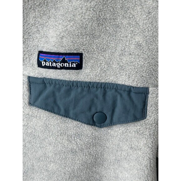 Patagonia Synchilla Snap-T Fleece Pullover Size XL Oatmeal Heather Pastel Salvia - Picture 6 of 12
